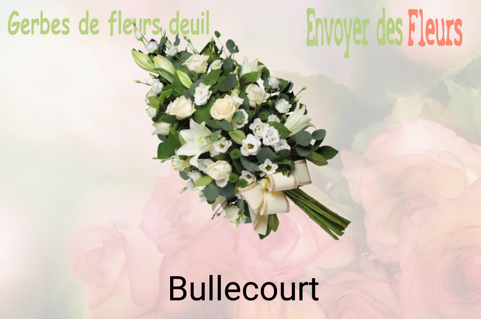 Gerbe de fleurs de deuil livrée à Bullecourt